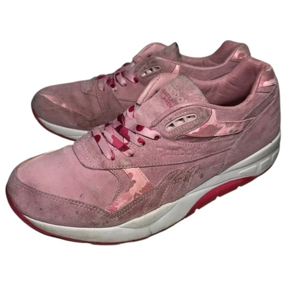Reebok x Cam’ron Size 10 Pink Suede Camron Ventilator Supreme Fleebok 2 Sneakers